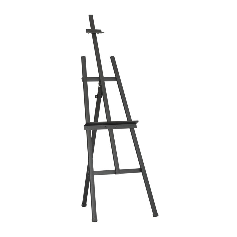 SD STUDIO DESIGNS Studio Designs Museum Display Easel â€“ Heavy-Duty Steel Stand for Painting, Sketching, Photography, Gallery & Event Signage, Posters, Home DÃ©cor â€“ Adjustable, Foldable, 68â€³ Height, Black - Image 1